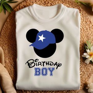 T7 Birthday Disney Family Vacation 2024 Shirt, Disney Trip Shirt, Personalized D